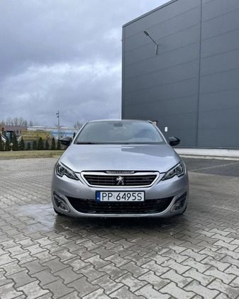 Peugeot 308 cena 43500 przebieg: 139000, rok produkcji 2015 z Piła małe 326